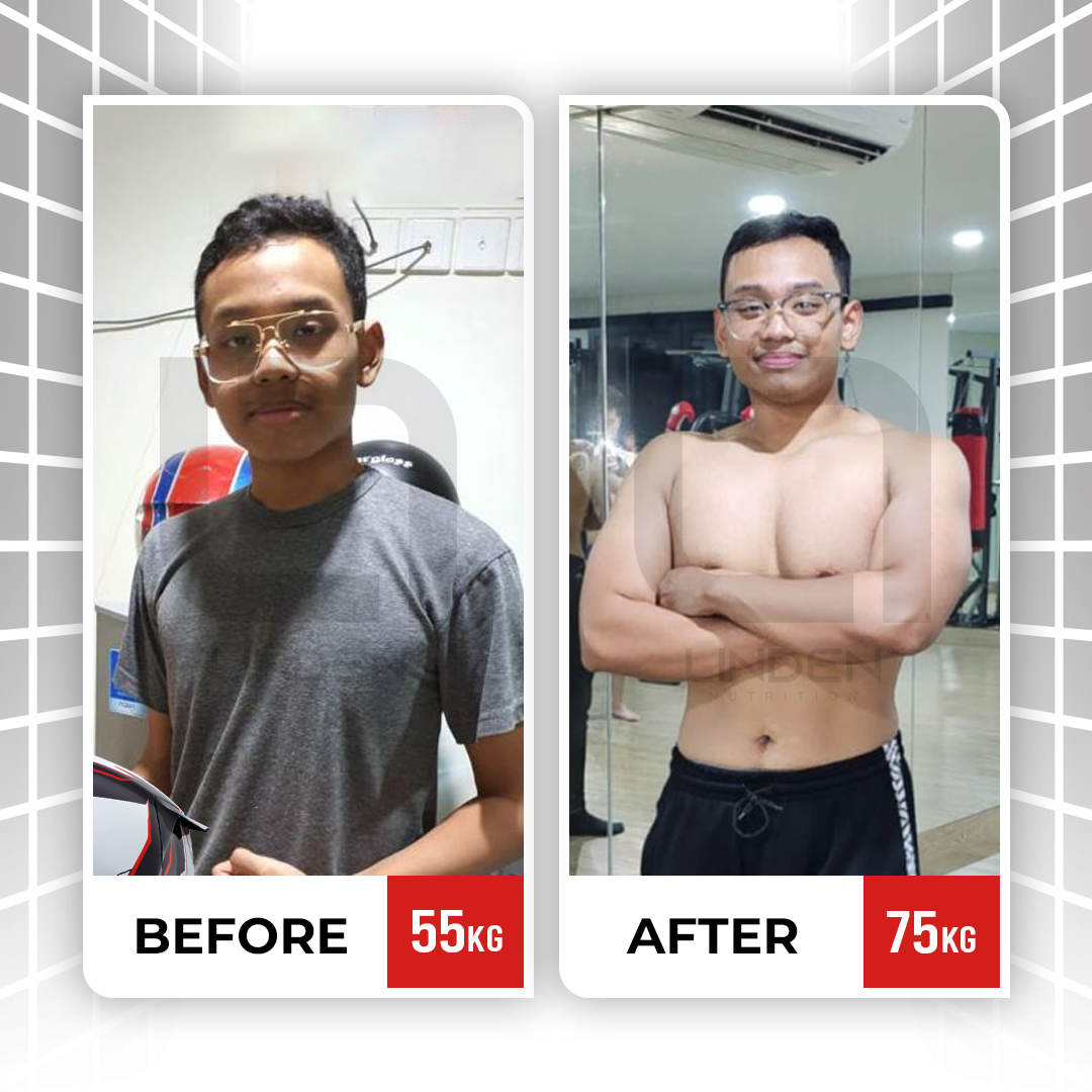 Aldi - 20 tahun “Ngerasain banget dengan badan yang ideal sekarang, gua bisa jadi coach buat para pejuang gemuk lainnya. Big thanks buat Lin-Mass!”.