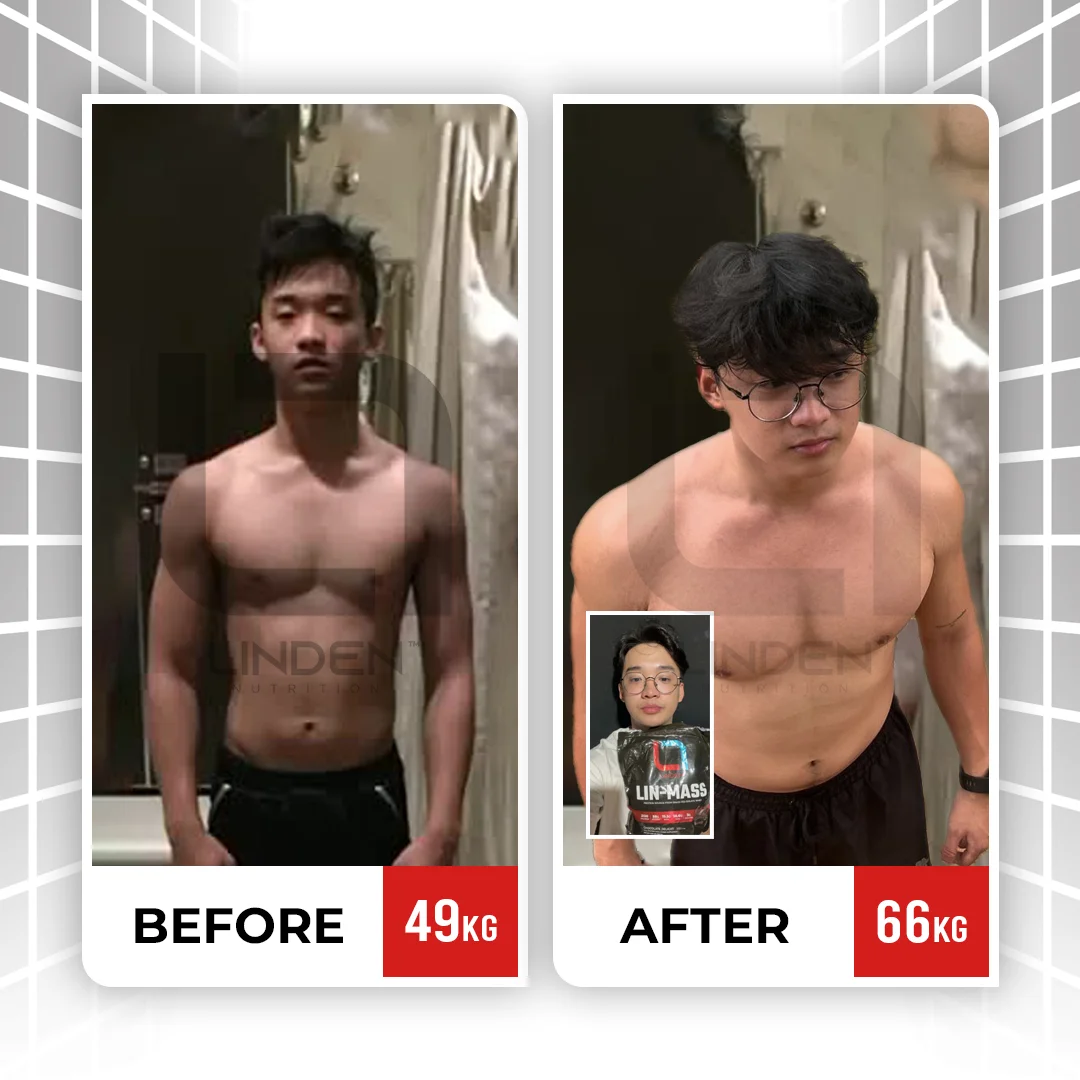 Jimmy - 23 tahun “Gainer import dengan harga yang affordable kayak gini sih gua yakin pejuang gemuk bakal beli, apalagi bisa di custom sesuai kebutuhan tiap orang”.