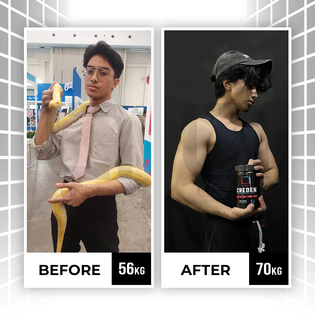 Ghifari
“Gue nggak cuma nge-gym buat badan, tapi juga pede. Linden Creden bantu gue berhasil lebih besar, otot makin defined, dan stamina tahan lama. Tiap latihan gue turn on banget, berasa spotlight sendiri. Progress-nya? Nyata banget, sampe orang-orang mulai nanya ‘lu pake apa sih?’ Ya udah, gue senyum aja. Rahasianya? Creden, bro.”